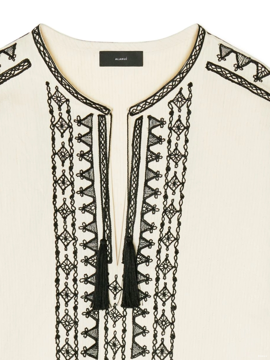 Cheap embroidered cotton-blend dress Women Alanui Akasha 0717